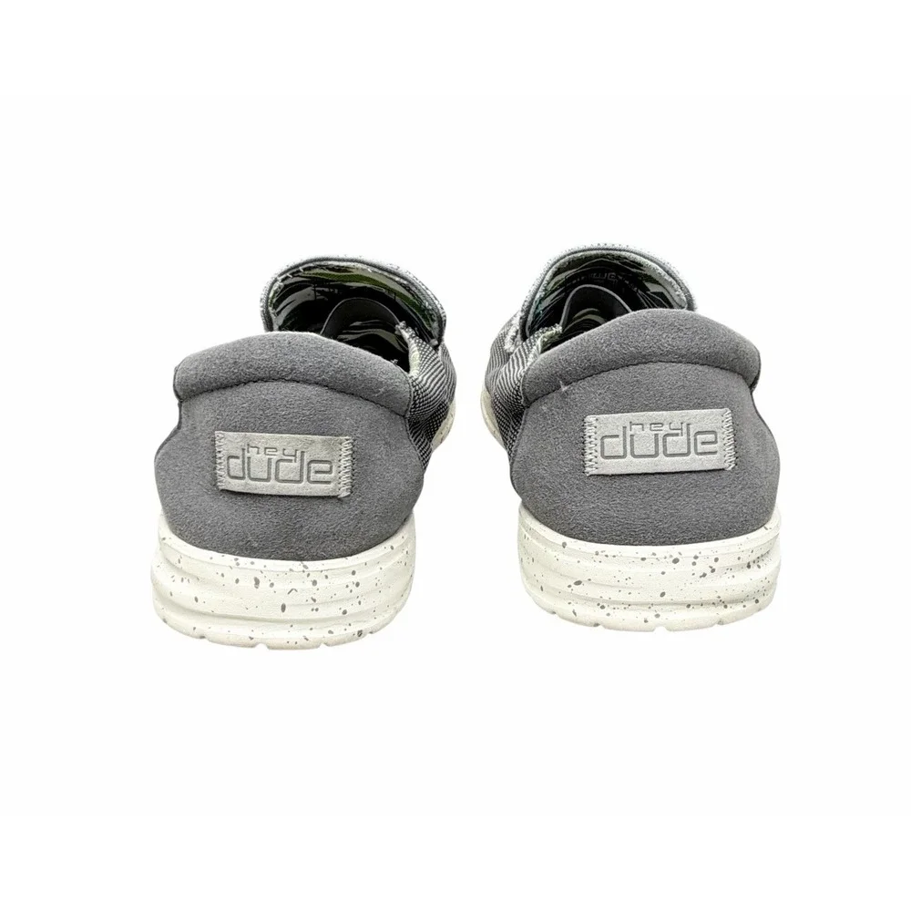 Hey Dude Mikka Hawk Ash Gray Slip On Shoes Men Size 13  Fast Free Shipping